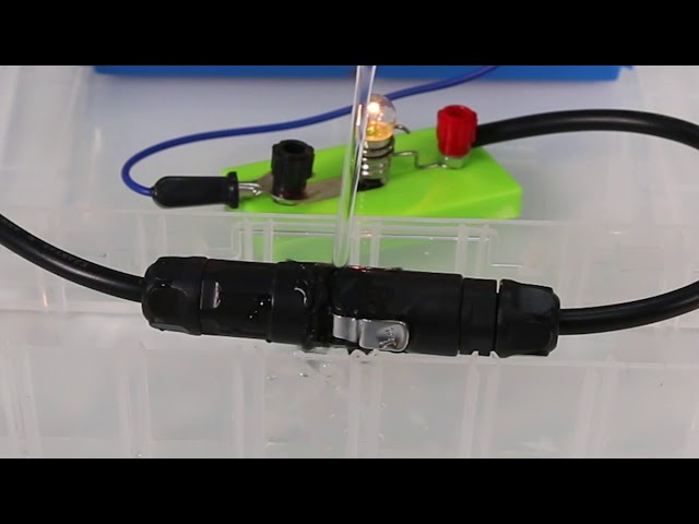 Mandallı Kilit M12 Su Geçirmez Konnektör Erkek Dişi 5A Plastik Led Aydınlatma