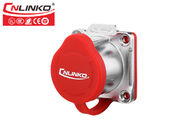 CNLINKO  M24 30A waterproof 3pin connector 3pin female plug and male panel socket for power application