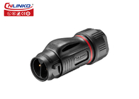 Electric IP67 Waterproof Adapter Male Female With Cap For Vehicles