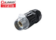 Light  Male Female 9 Pin Waterproof Electrical Quick Connectors  Ip67   M20 5a